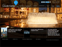 Tablet Screenshot of aboutlincolncenter.org